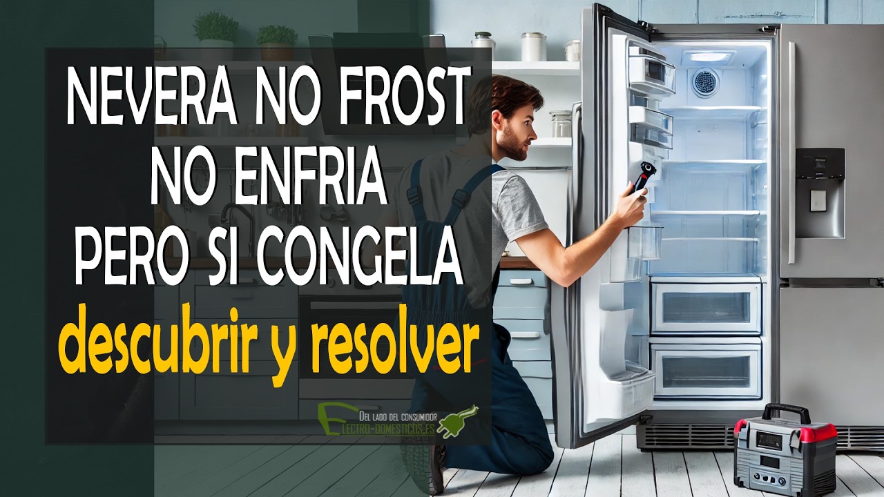 Frigorífico no frost no enfria pero si congela - YouTube