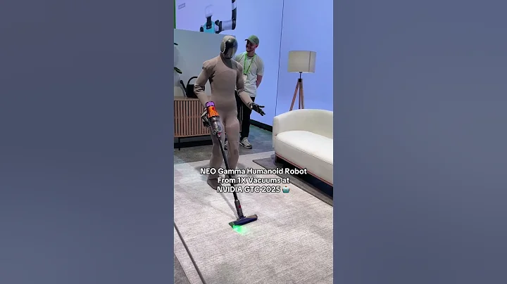 NEO Gamma Humanoid Robot Vacuums at Nvidia GTC 2025