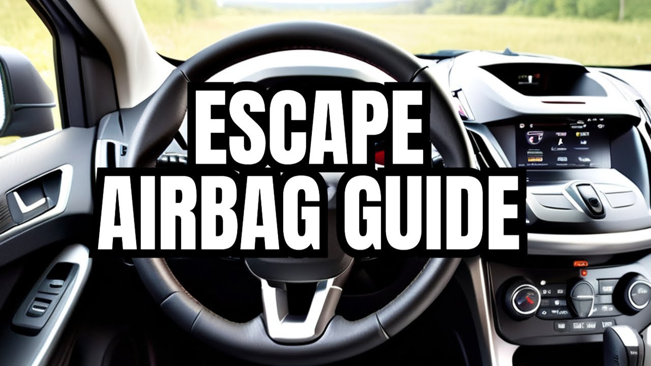 Expert guide How to remove Ford Escape airbag YouTube