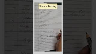 Smoke Testing Kya Hai 🔥 2 Minute Mein Samjho!  #softwaretester #qaengineer #video
