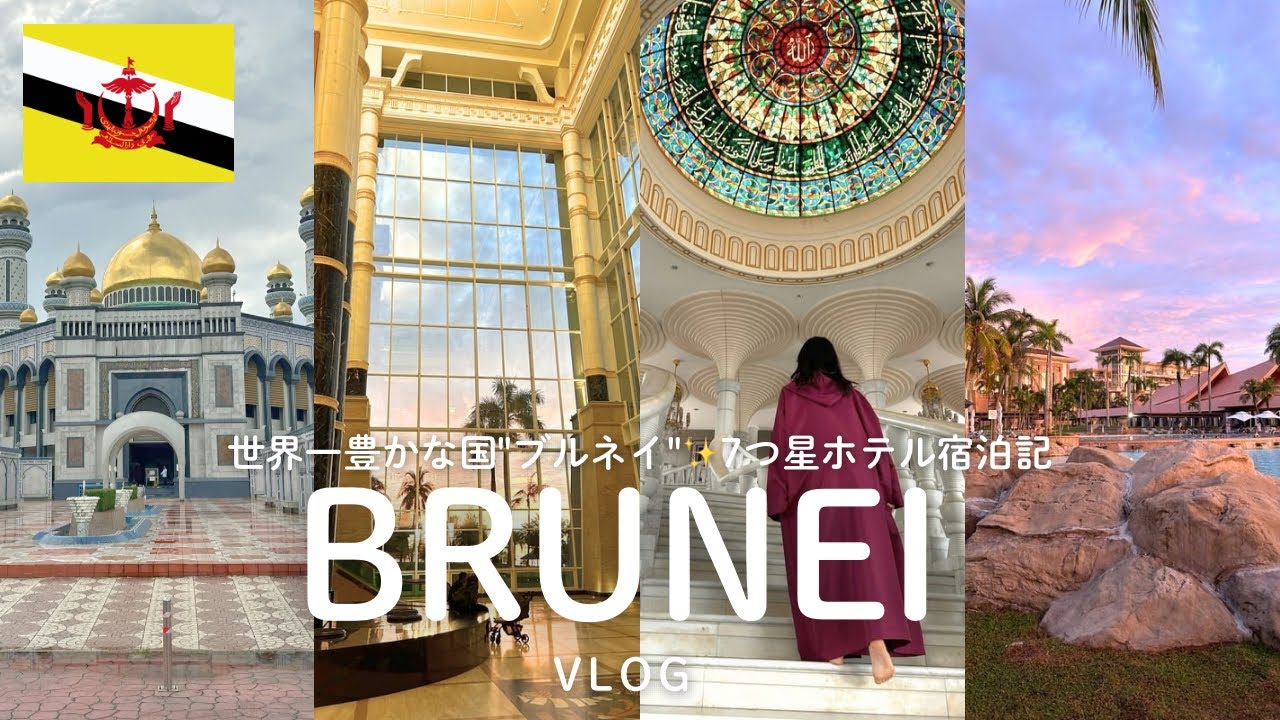 【ブルネイ旅行】世界一豊かな国ブルネイ2泊3日旅🇧🇳✨世界に2つしかない7つ星ホテル"エンパイアブルネイ"宿泊記｜テングザルと奇跡的に会えた🙈