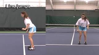 essential exercises practice day a line jumps