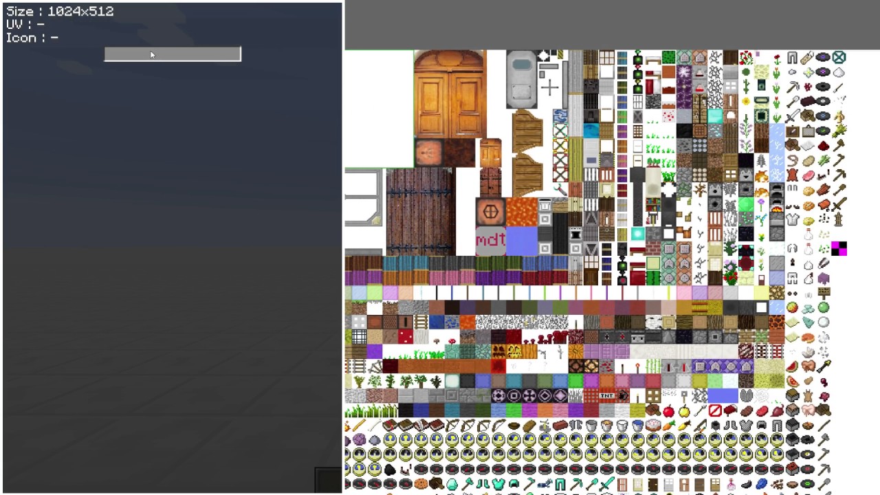 MalisisDebugTools : TextureMap