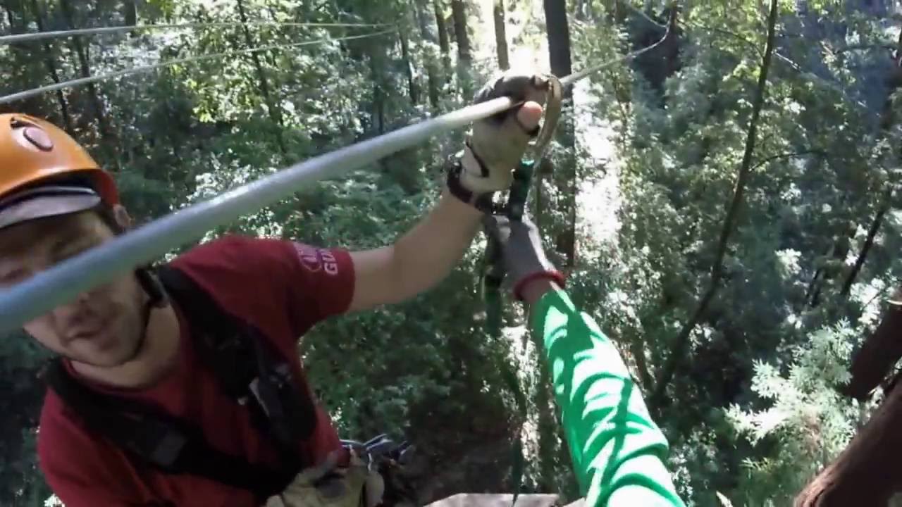 Redwood Canopy Tour, Felton CA (GoPro)