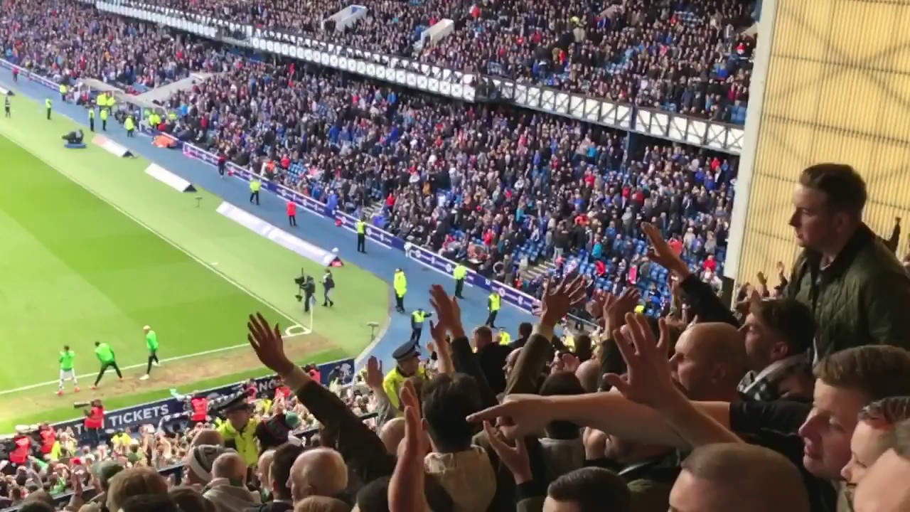 Dedrick Boyata goal Rangers v Celtic Ibrox 29/04/17