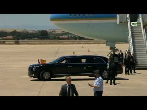 Llegada de Joe Biden a Madrid para la cumbre de la OTAN