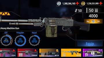 Zombie Hunter D-Day All Guns Unlocked MAX Level Gameplay