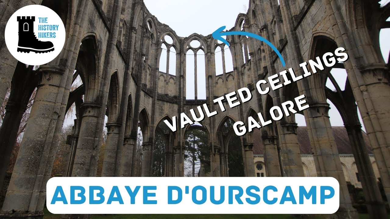 Gothic abbey church in ruins  |  Abbey of Ourscamp