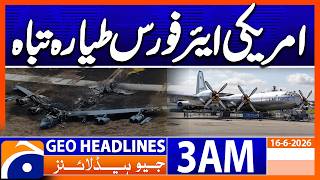 Us Air Force B-50 Plane Crashes 3 Am Headlines Geo News 16 June 2026
