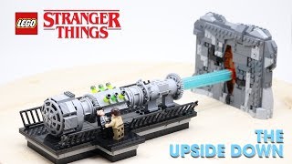 LEGO DRILL Into THE UPSIDE DOWN (Russian Gate) From STRANGER THINGS! // Custom LEGO MOC