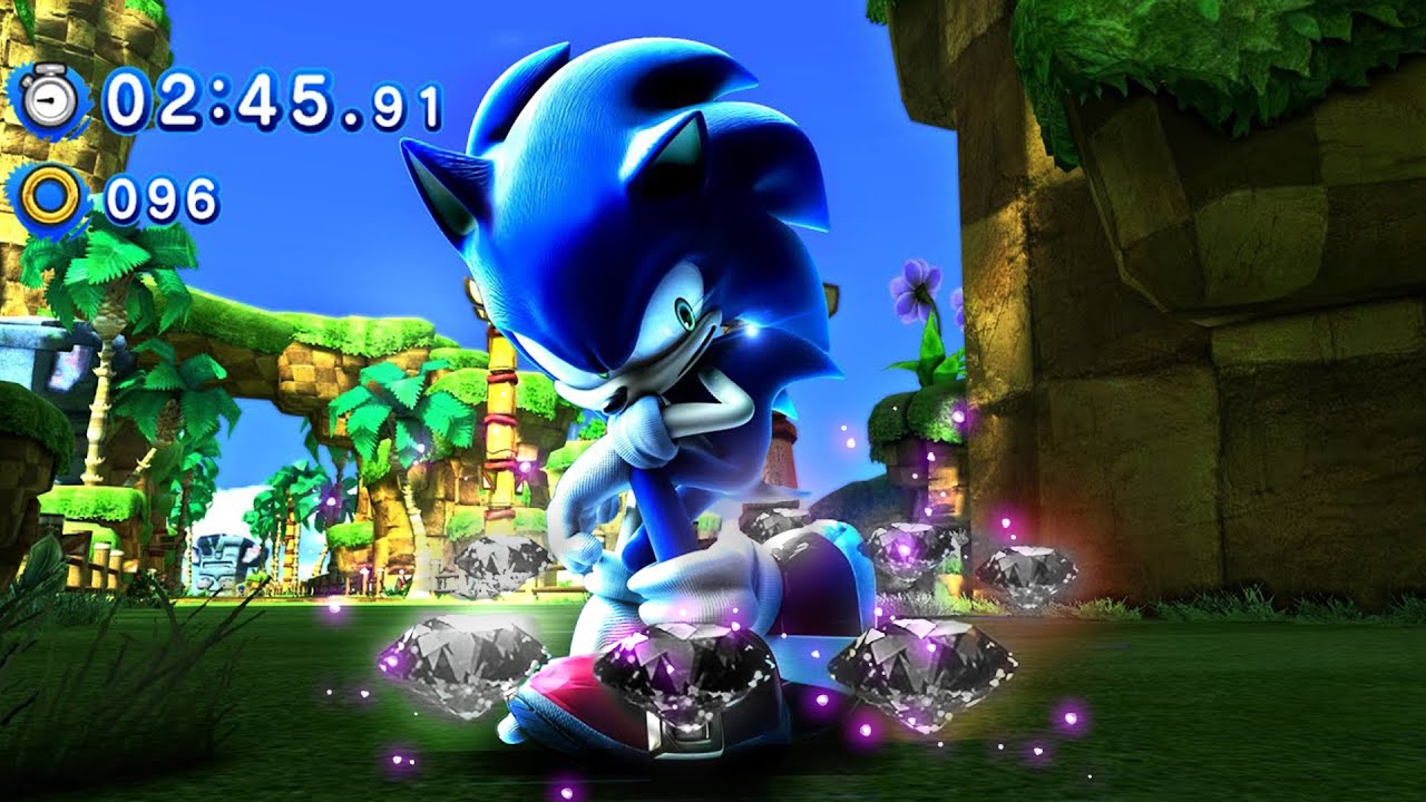 After harnessing the 7 Chaos Emeralds and the power of the Mother Wisp,  Sonic becomes Hyper Go-On Sonic. Hyper Sonic has the all abilities of Super  Sonic tenfold, while also having all