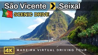 Madeira 4K - Scenic Drive - Most Beautiful Coastal Road in Portugal | Madeira, Portugal Driving Tour