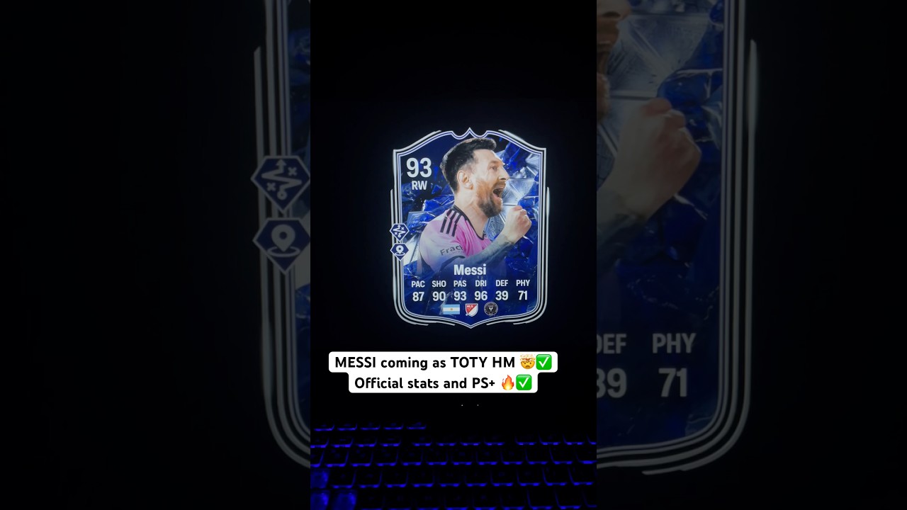 Messi coming as TOTY Honorable Mention in FC25 🤯✅ 