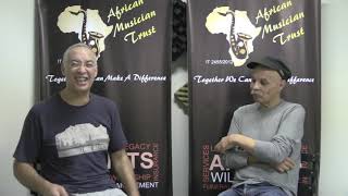 Glenn Robertson Interviewing George Werner for African Musicians Trust.