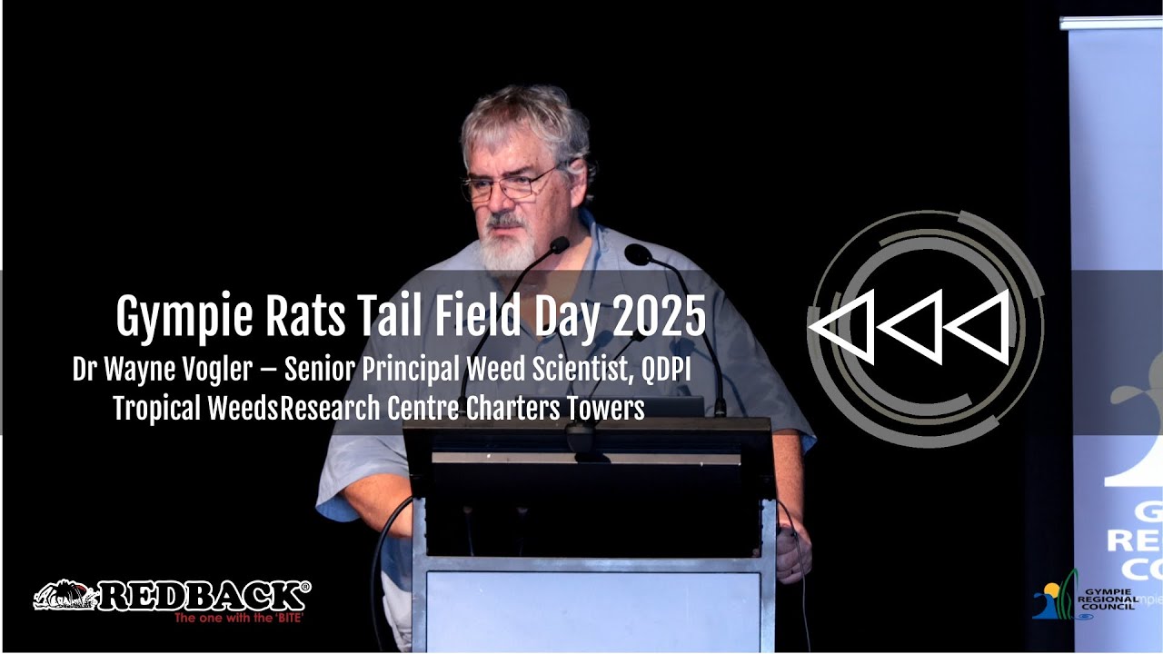 Giant Rat’s Tail Grass Presentation – Dr Wayne Vogler | Gympie Field Day