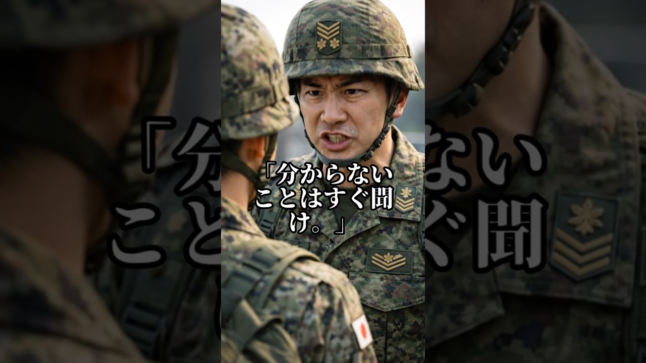 自衛隊で一番困る指示 #自衛隊あるある#shorts
