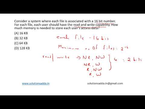 ISRO 2014 | OS | MEMORY MANAGEMENT | ISRO TEST SERIES | SOLUTIONS ADDA | EXPLAINED BY ISRO AIR-1
