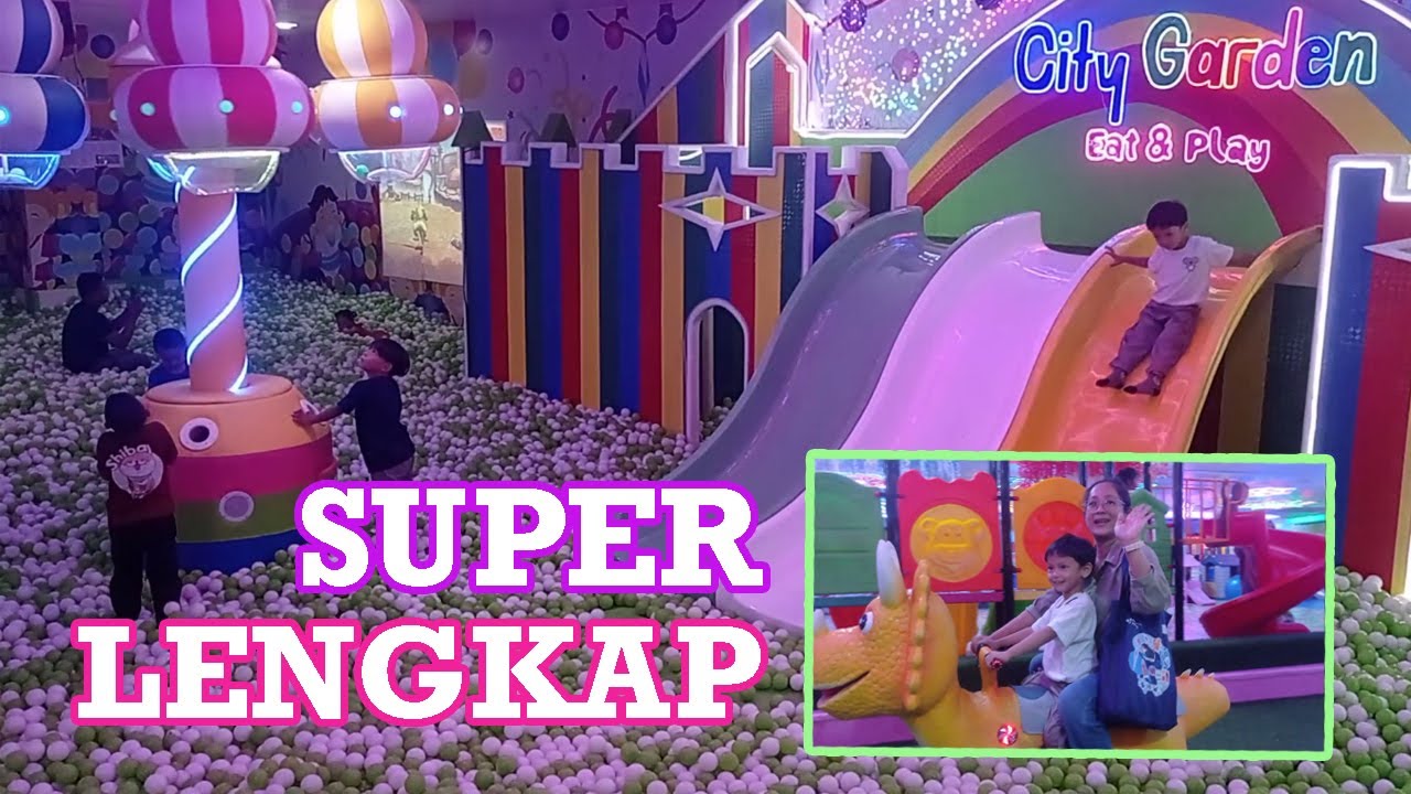 VIVO MALL SENTUL | PLAYGROUND TERBARU CITY GARDEN WAHANA BERMAIN ANAK SUPER LENGKAP