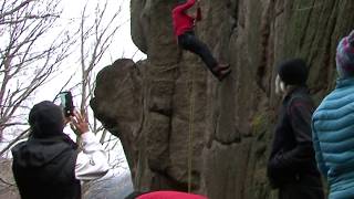 Bad Abseil - Holding Rope Above Device