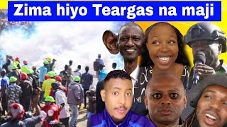 GASHAGUA ni Moto 😂🔥wewe Ichungwa na anakonda unatisha Nani na teargas pale Kikuyu 😂Gen z's reacts