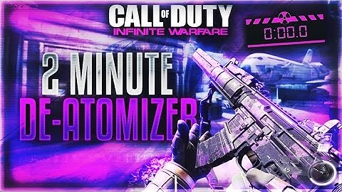 COD IW: FAST "2 MINUTE DE-ATOMIZER STRIKE" FAST NUKE! (INFINITE WARFARE DE-ATOMIZER STRIKE GAMEPLAY)