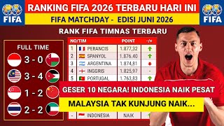 GESER 10 NEGARA - ranking fifa Indonesia terbaru Setelah Indonesia vs Oman 2026