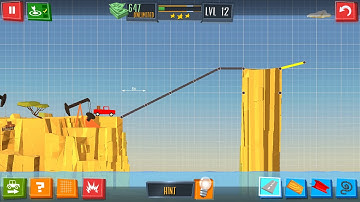 Build a bridge level 12 perfect 3 star.Build a bridge gameplay #13