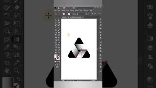 Create Minimal 3D Logo Design in Illustrator #shorts #illustrator
