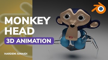 MonkeyHead - 3D Animation | 3D Blender