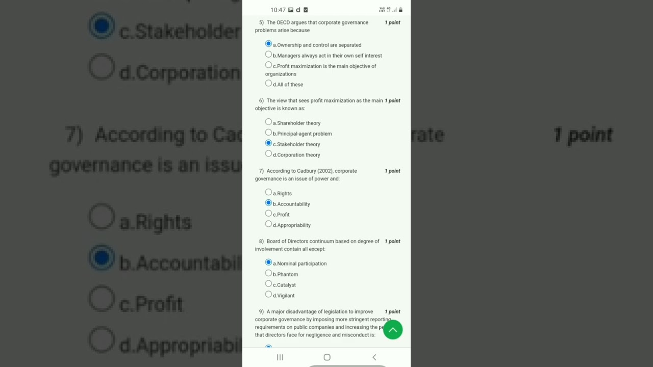 Strategic Management for competitive Advantage week 9 Answer
