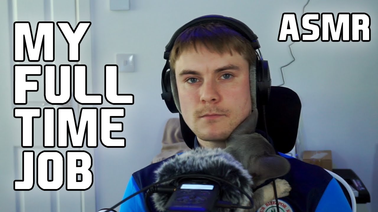 ASMR Whispered Ramble - What I Do As A Full-time Job!! (Whispered | Chewing Gum)