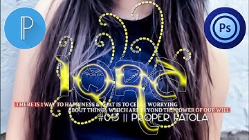 Make A  Inner Glowing Glass Font In Android -2020 | Inner Glow Glass Font | Zarraq Shahzaib Editxx