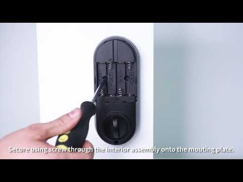 HU01 Digital Deadbolt Installation Instruction - video from Hugolog