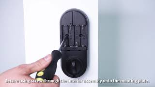 HU01 Digital Deadbolt Installation Instruction