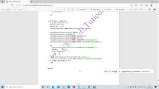 Mobile Application Development Laboratory Engineering College LAB Exercises Ex 11