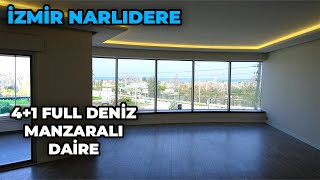 İzmir Narlıdere'de Full Deniz Manzaralı 4+1 Satılık Daire! Spor Salonu, Oyun Salonu ve Havuzu Var!