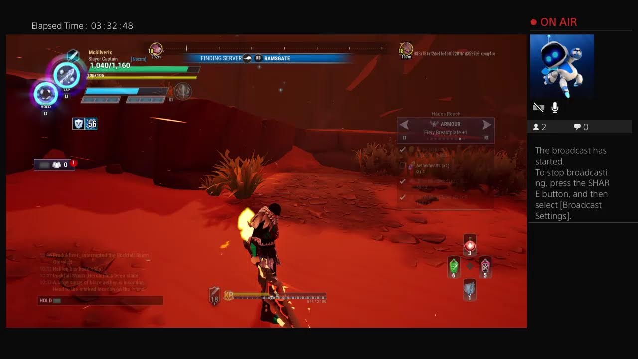 I am playing Dauntless (Dark Harvest)