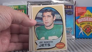 Garage Sale Treasure Find Football Cards In A Shoe Box Video 1970 Football Group