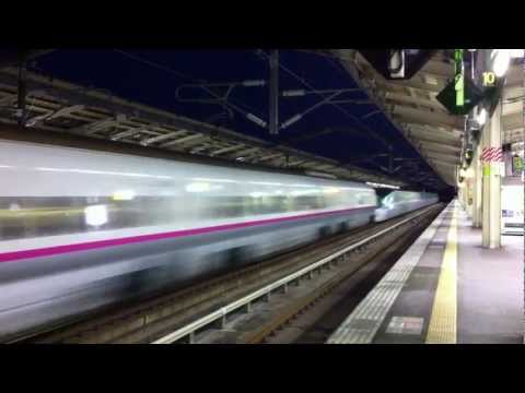 こまち・はやて33号 E3系0番台+E5系 福島駅通過