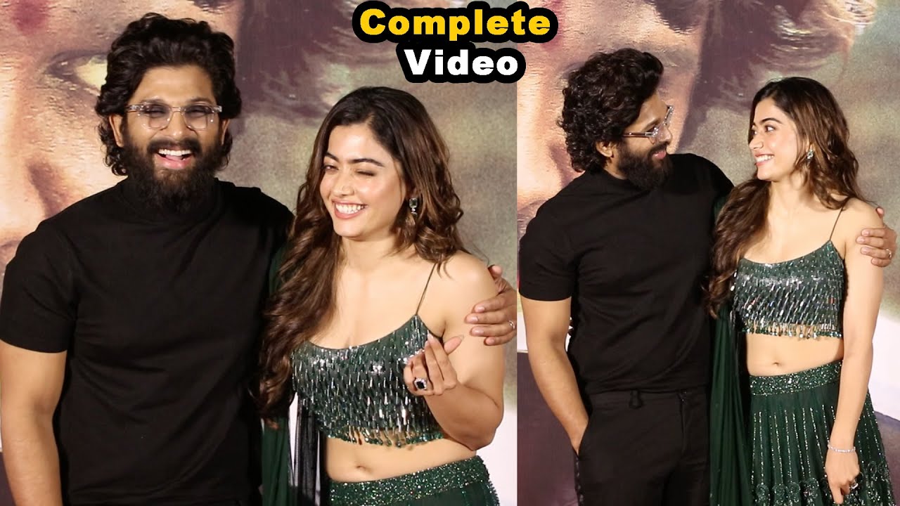 Pushpa Mumbai Press Meet Complete Video in HD | Allu Arjun, Rashmika Mandanna | DSP | Sukumar