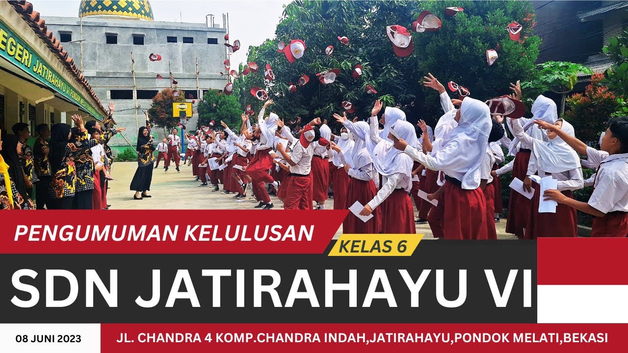 Pengumuman Kelulusan Kelas 6 2023 | SDN JATIRAHAYU VI