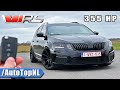 355HP Skoda Octavia RS REVIEW On AUTOBAHN NO SPEED LIMIT By AutoTopNL 