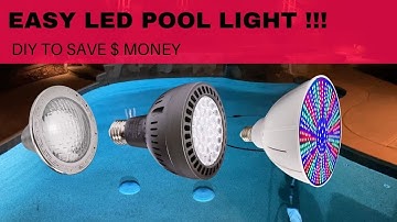 How to replace your Pool Light to LED- DIY Upgrade to Save Money