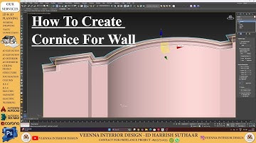 Create AMAZING Cornice Designs in 3ds Max for Walls, Ceiling, Window & Door Frame Skirting