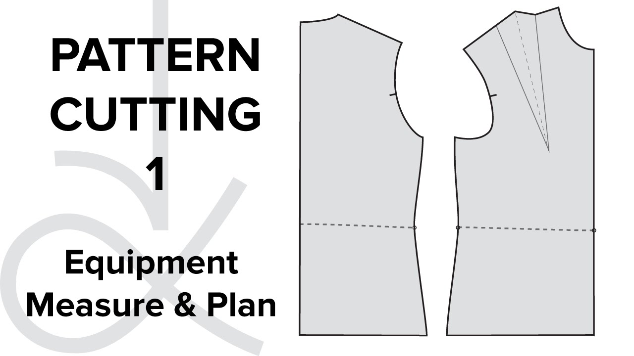Pattern Cutting Flat Pattern Drafting The Bodice Block Part 1 YouTube