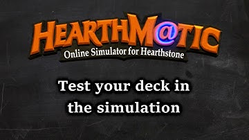 HearthMatic: Online Simulator for Hearthstone