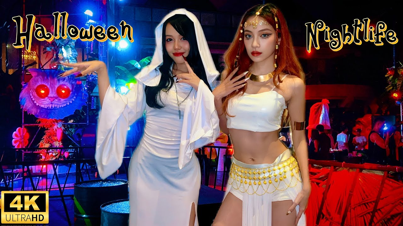 Самая масштабная вечеринка в честь Хэллоуина в Янгоне, Мьянма (Бирма)