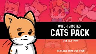 Cats Pack - Twitch Emotes screenshot 5