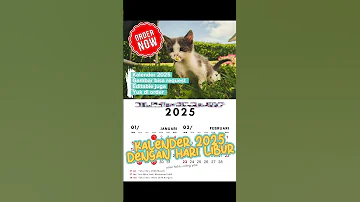 Jasa Desain Kalender Bulanan Tahunan Dengan Hari Libur Lengkap 