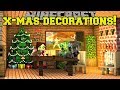 Minecraft: CHRISTMAS DECORATIONS! (CHRISTMAS SONGS, LIGHTS, WREATHS, & MORE!) Mod Showcase